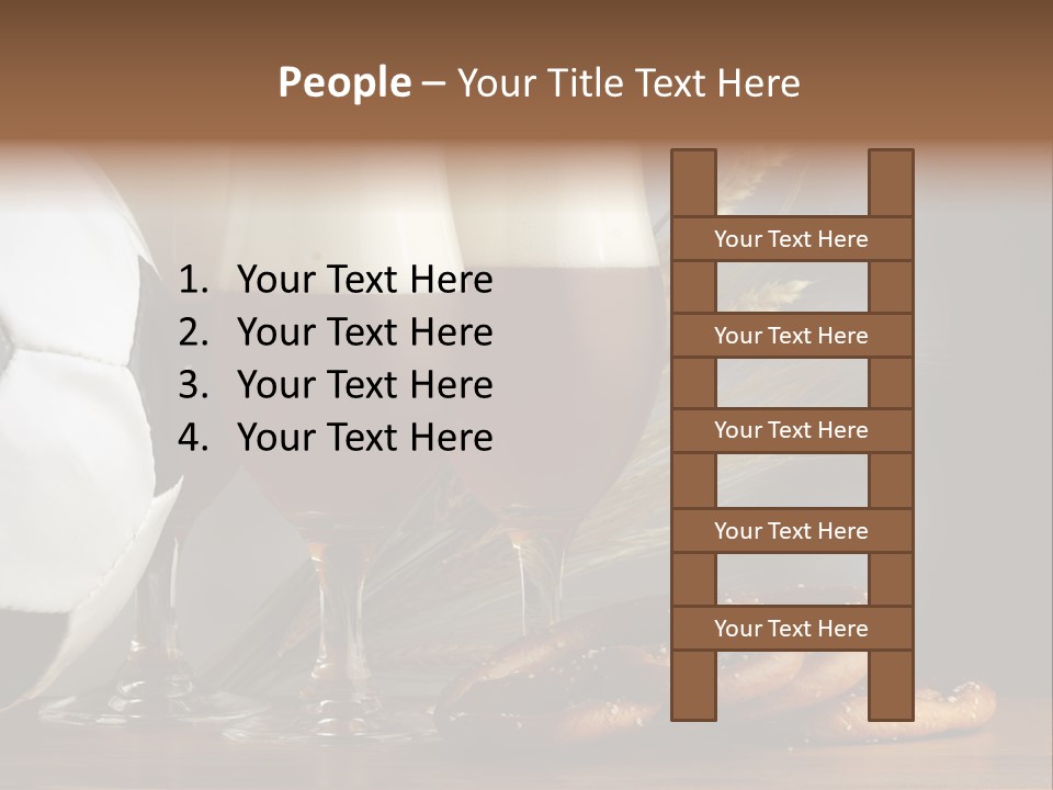 Beber Juego Snack PowerPoint Template