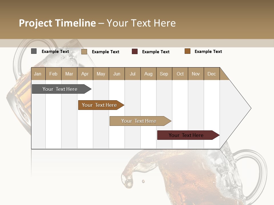 Closeup Flowing Bright PowerPoint Template