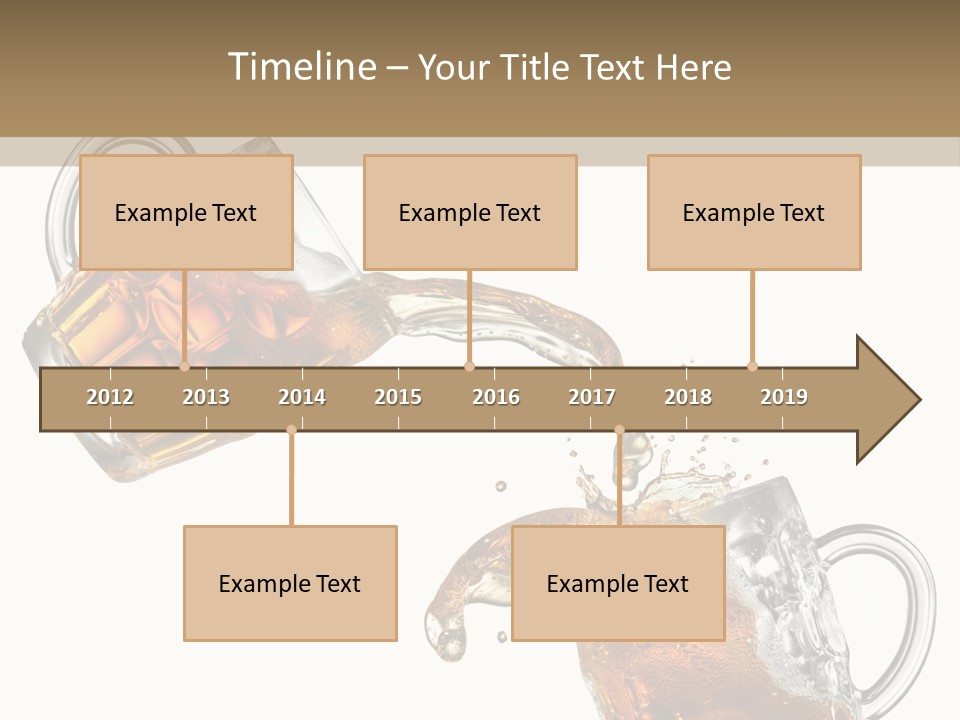 Closeup Flowing Bright PowerPoint Template
