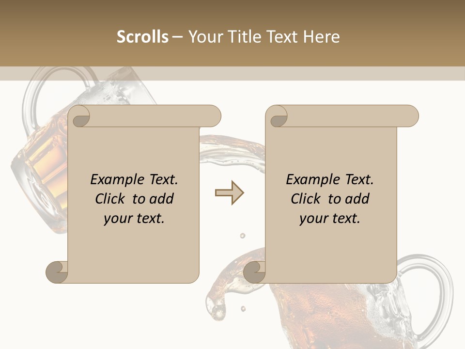 Closeup Flowing Bright PowerPoint Template