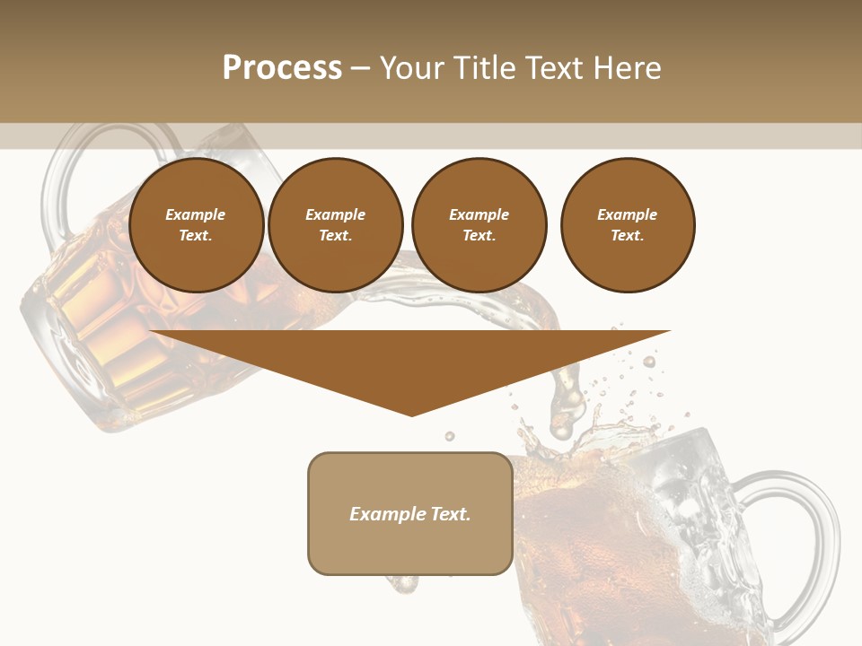 Closeup Flowing Bright PowerPoint Template