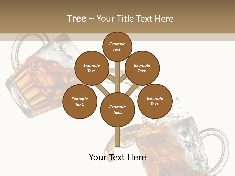 Closeup Flowing Bright PowerPoint Template