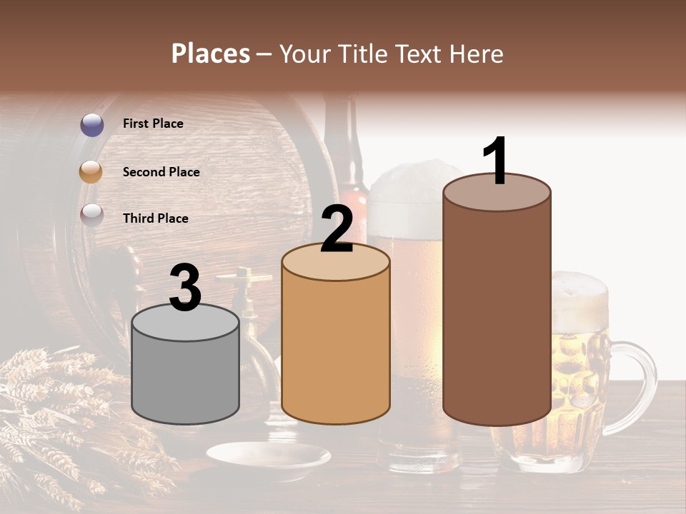 Tap Still Life Glass PowerPoint Template