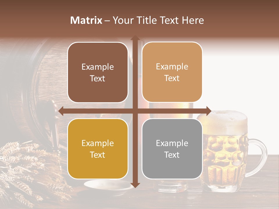 Tap Still Life Glass PowerPoint Template