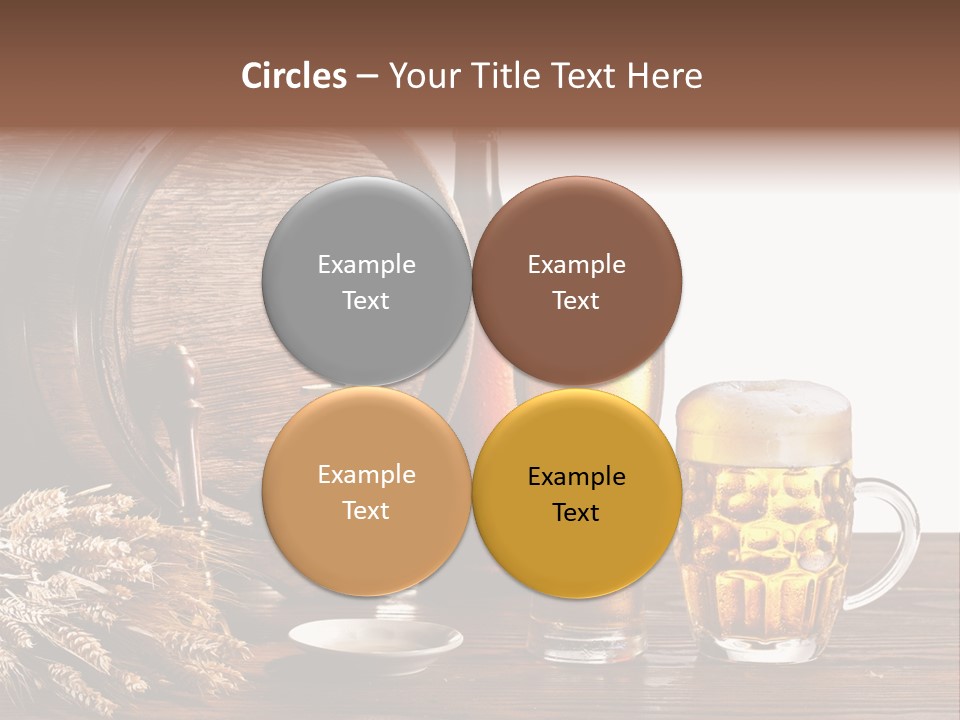 Tap Still Life Glass PowerPoint Template