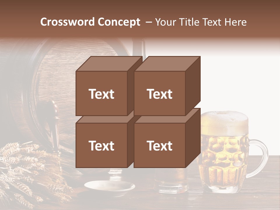 Tap Still Life Glass PowerPoint Template