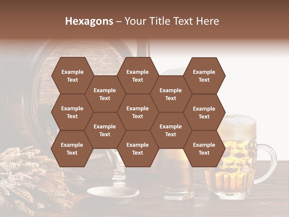 Tap Still Life Glass PowerPoint Template