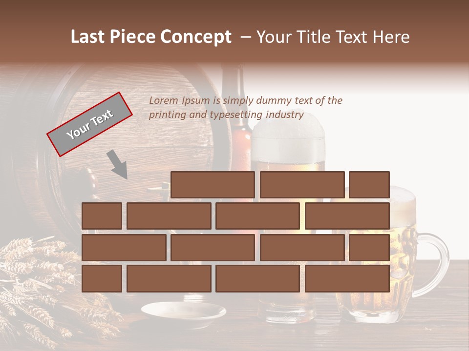 Tap Still Life Glass PowerPoint Template