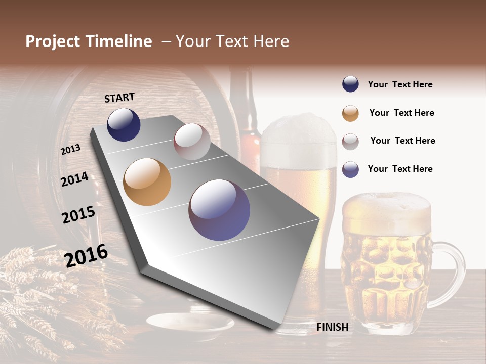 Tap Still Life Glass PowerPoint Template