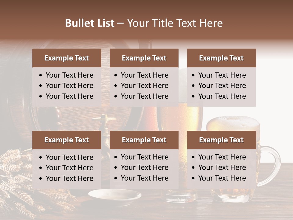 Tap Still Life Glass PowerPoint Template