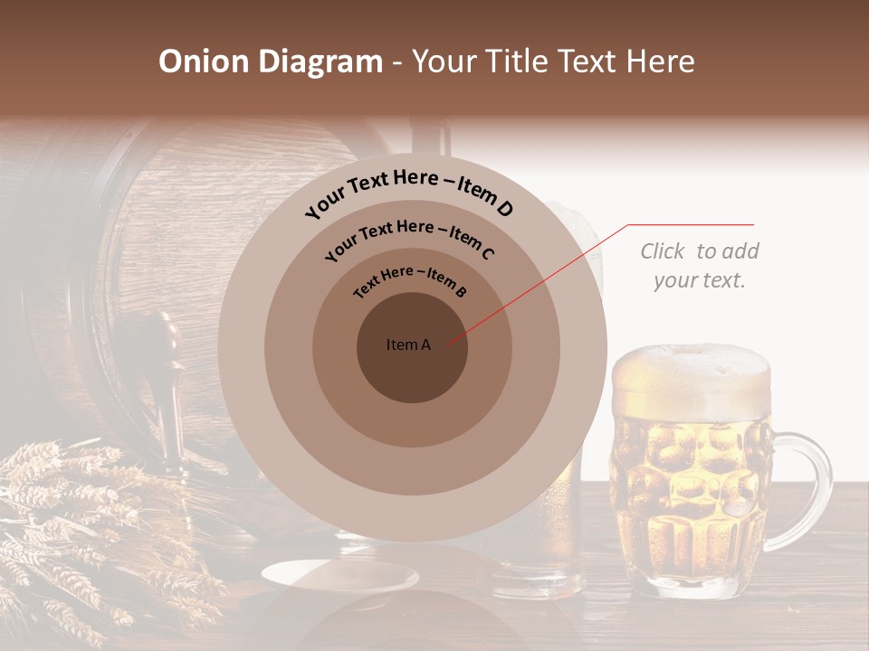 Tap Still Life Glass PowerPoint Template