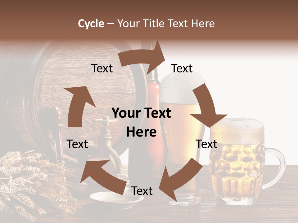 Tap Still Life Glass PowerPoint Template