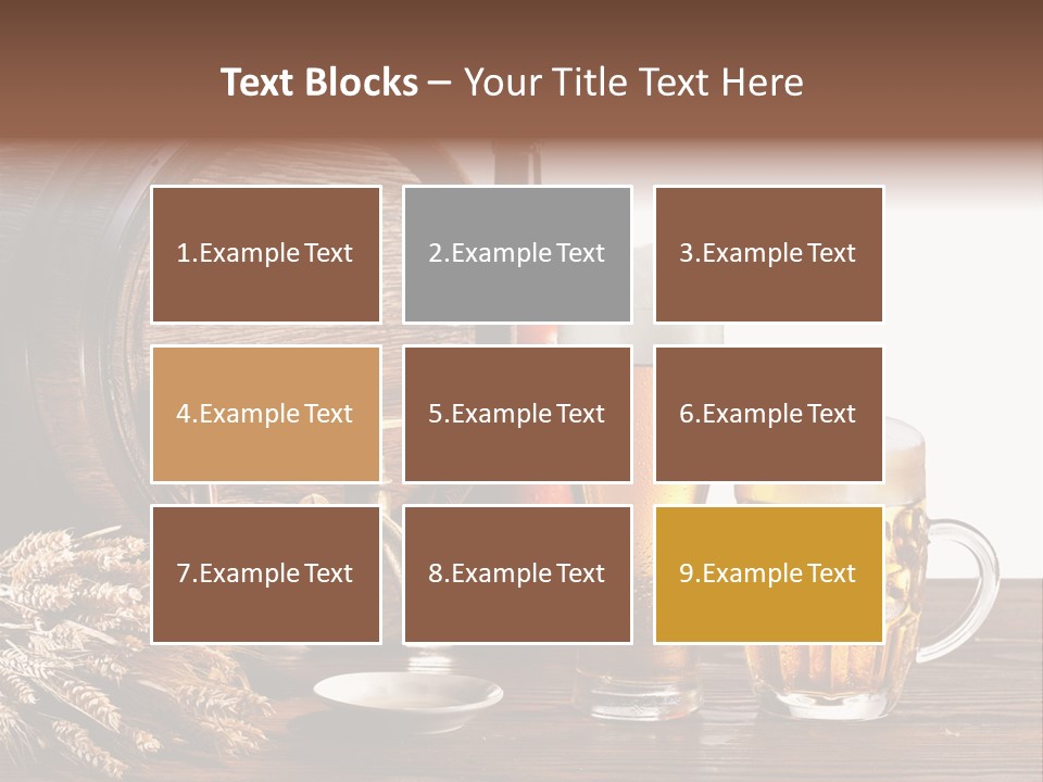 Tap Still Life Glass PowerPoint Template