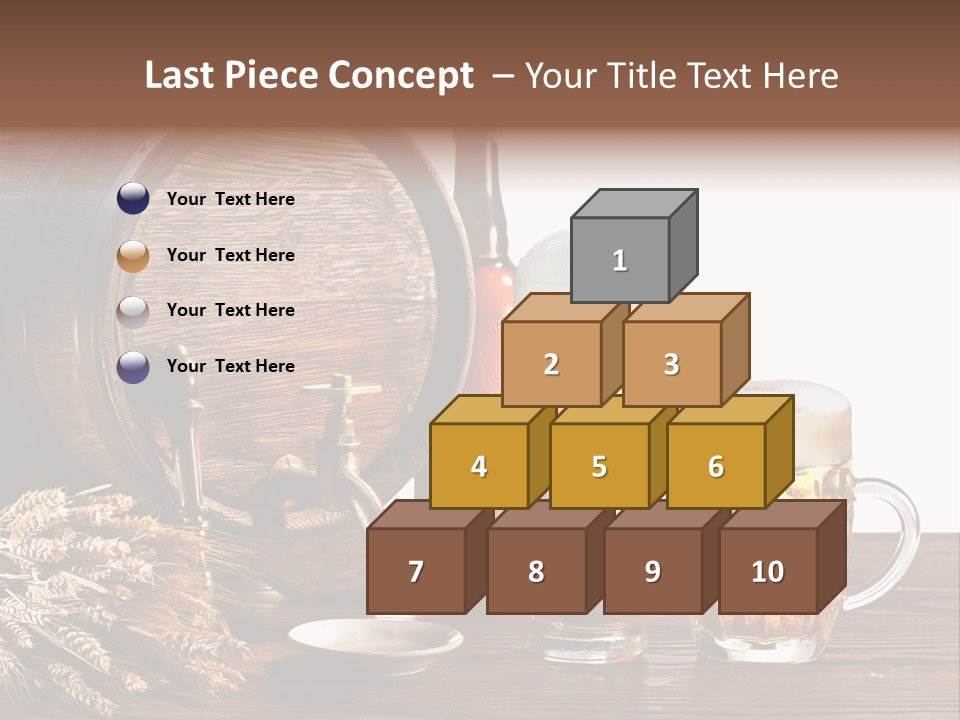 Tap Still Life Glass PowerPoint Template