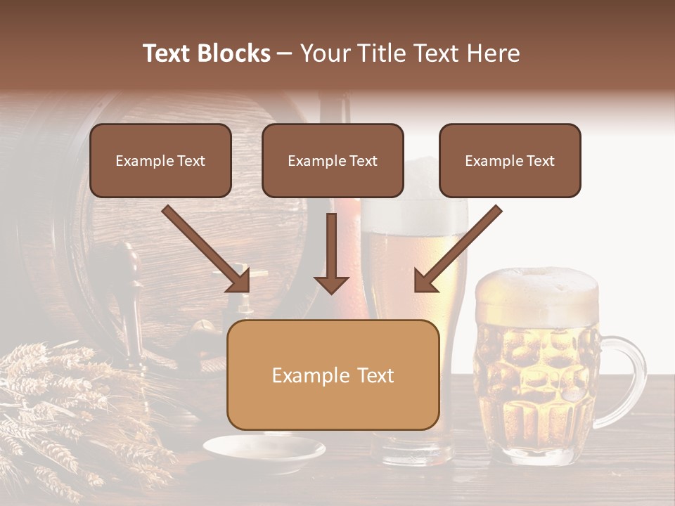 Tap Still Life Glass PowerPoint Template