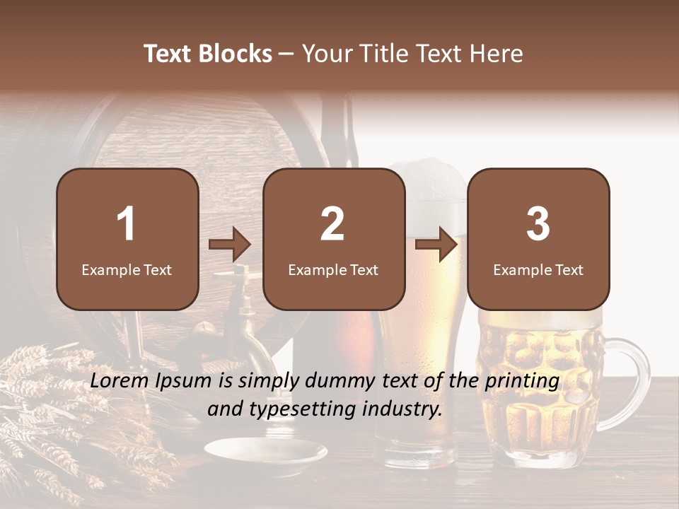 Tap Still Life Glass PowerPoint Template