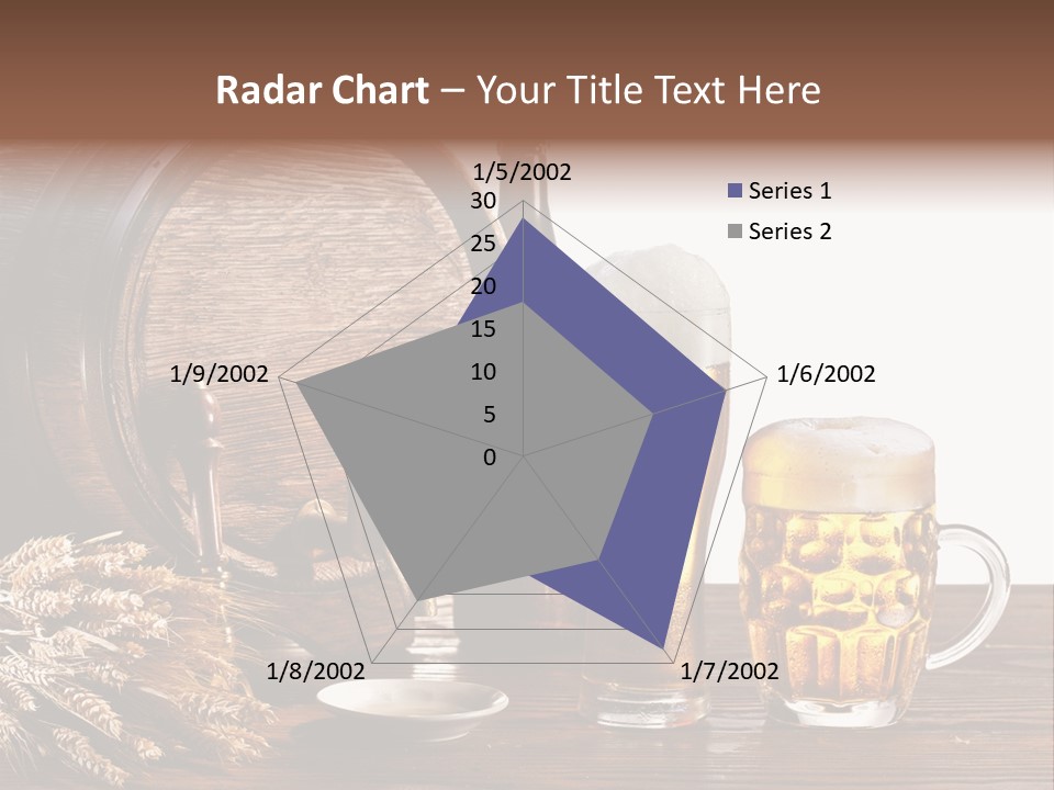 Tap Still Life Glass PowerPoint Template