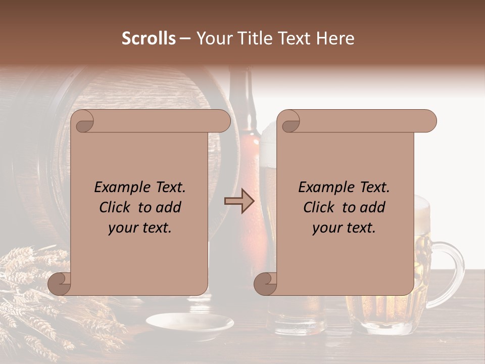 Tap Still Life Glass PowerPoint Template