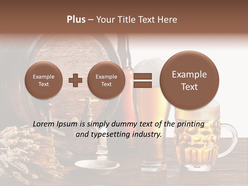 Tap Still Life Glass PowerPoint Template