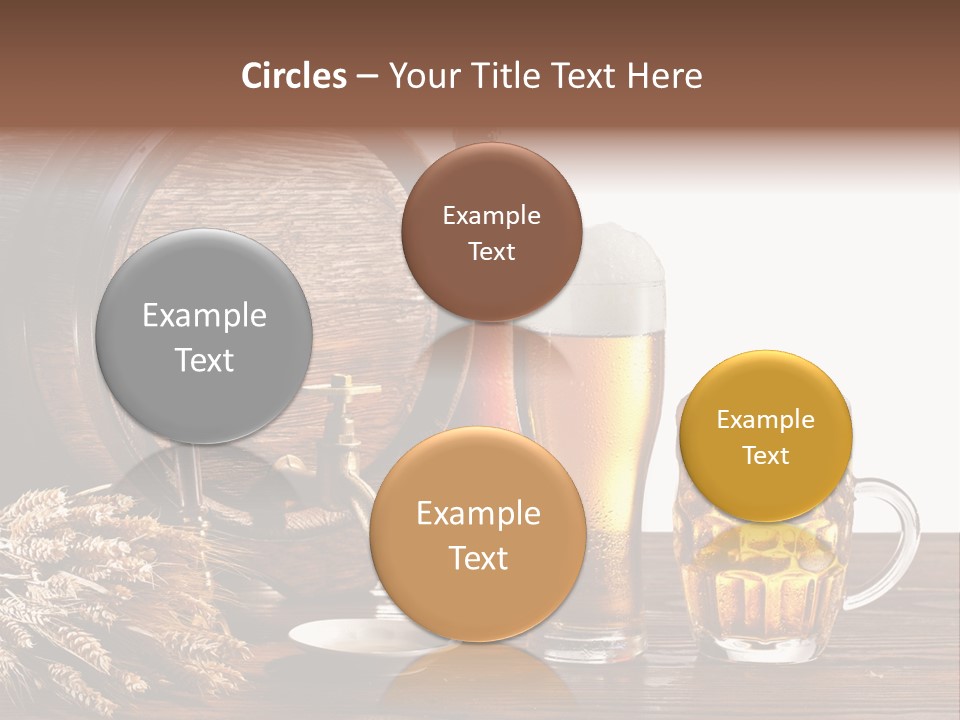 Tap Still Life Glass PowerPoint Template