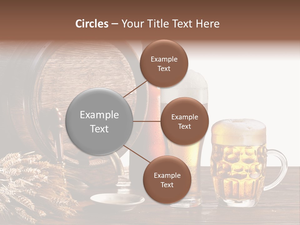 Tap Still Life Glass PowerPoint Template