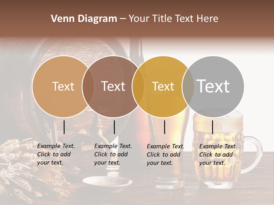 Tap Still Life Glass PowerPoint Template