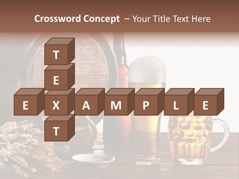 Tap Still Life Glass PowerPoint Template