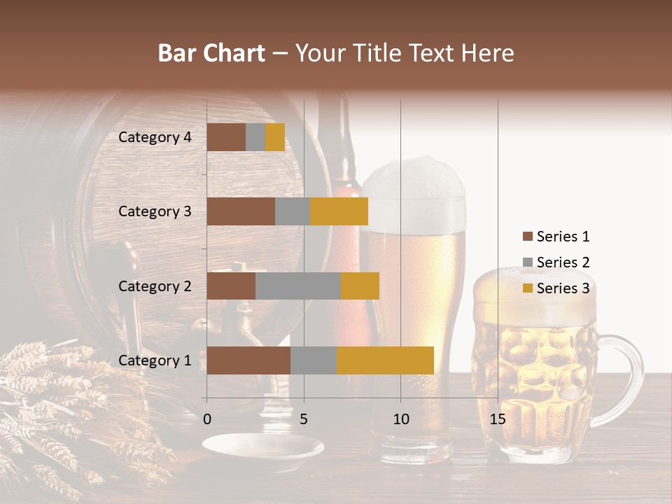 Tap Still Life Glass PowerPoint Template