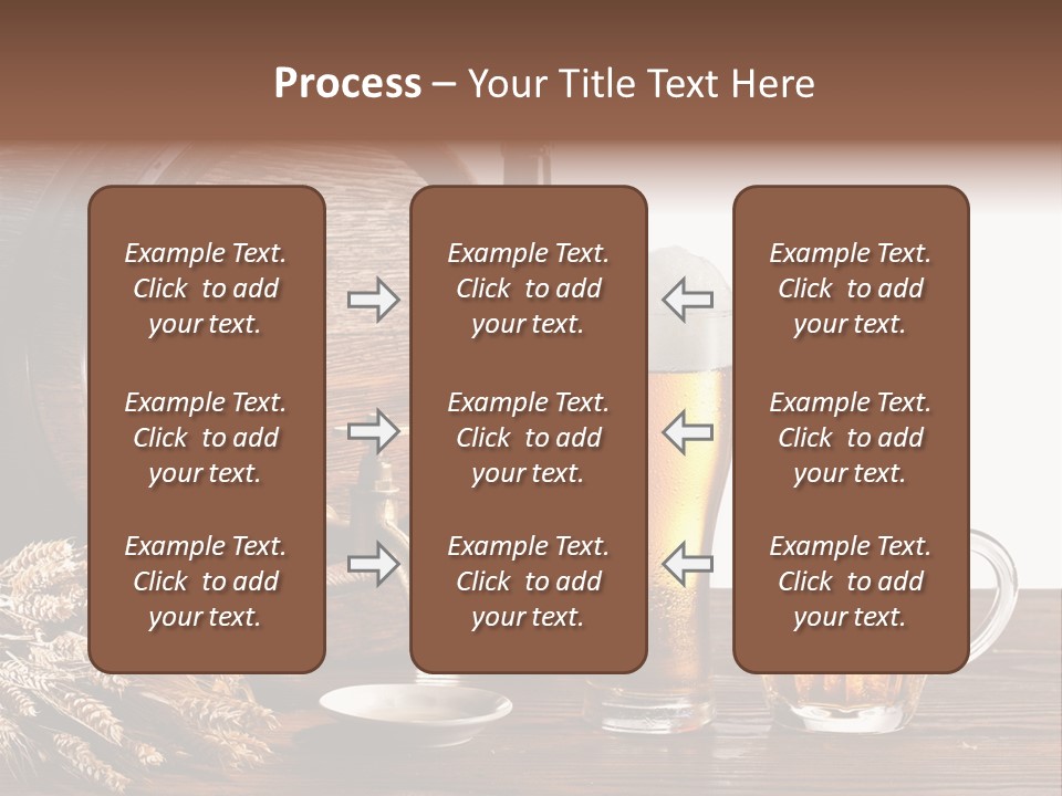 Tap Still Life Glass PowerPoint Template