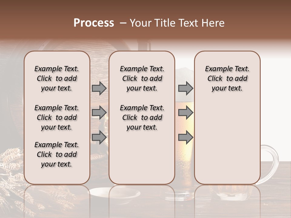Tap Still Life Glass PowerPoint Template