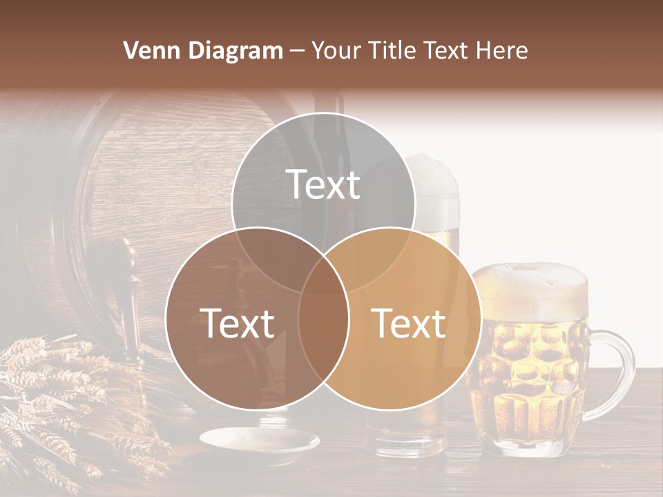 Tap Still Life Glass PowerPoint Template