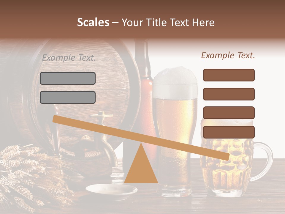 Tap Still Life Glass PowerPoint Template