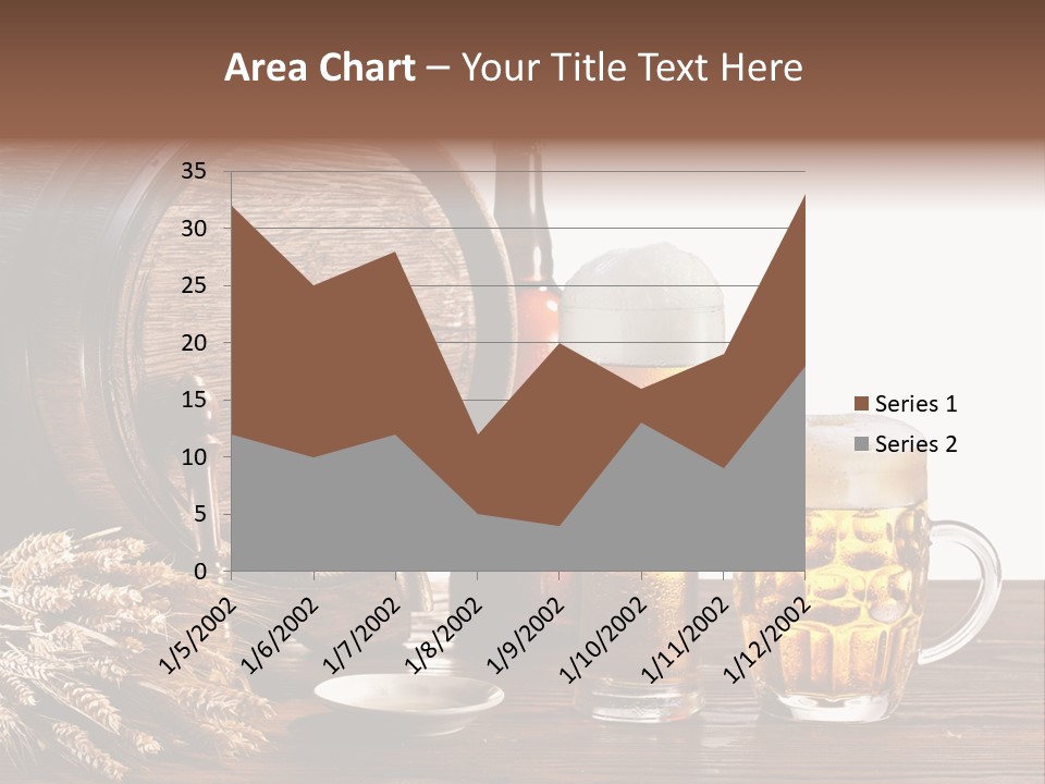 Tap Still Life Glass PowerPoint Template