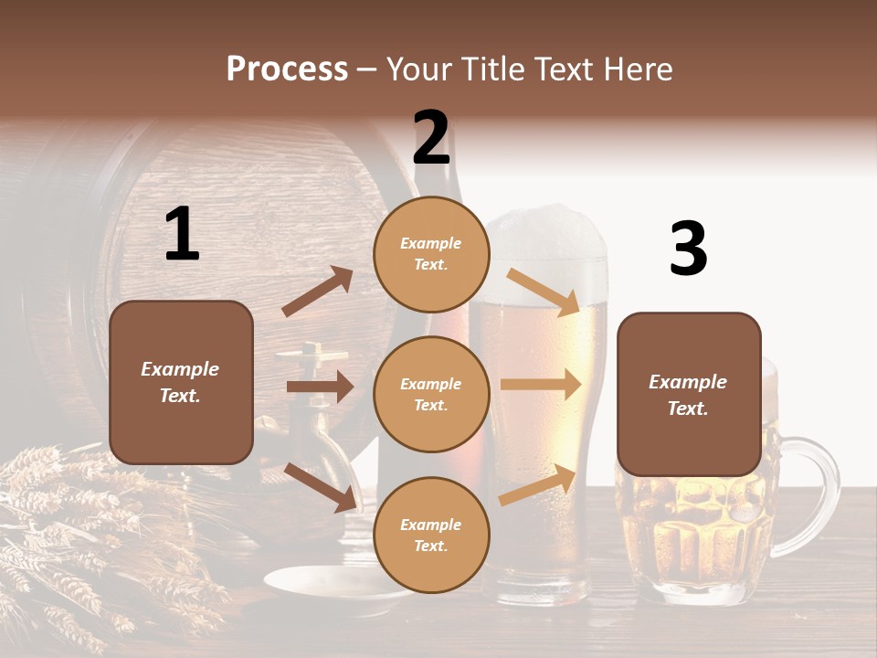 Tap Still Life Glass PowerPoint Template