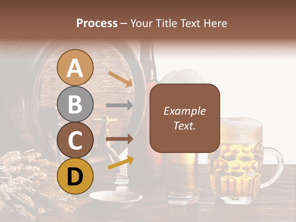 Tap Still Life Glass PowerPoint Template