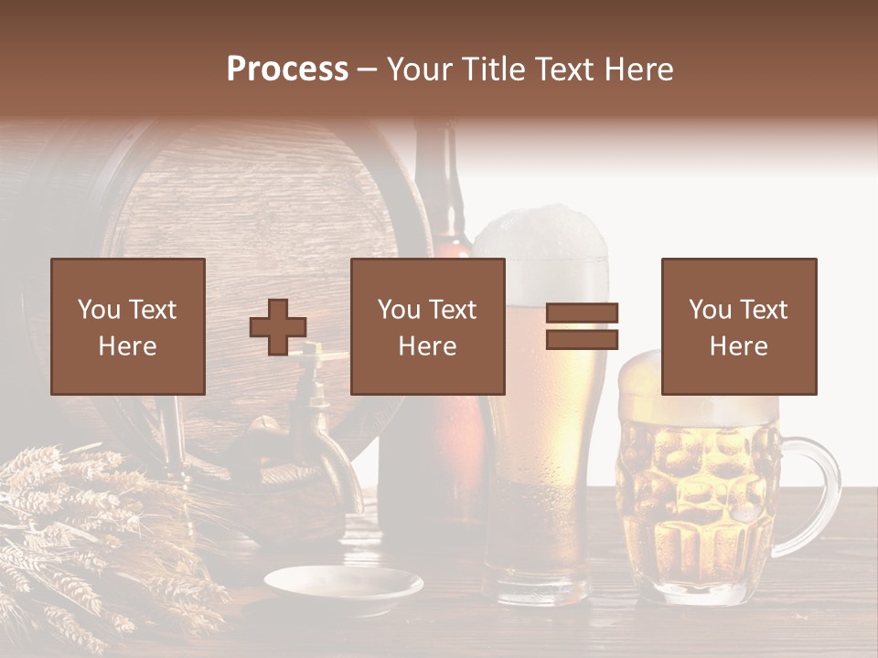 Tap Still Life Glass PowerPoint Template