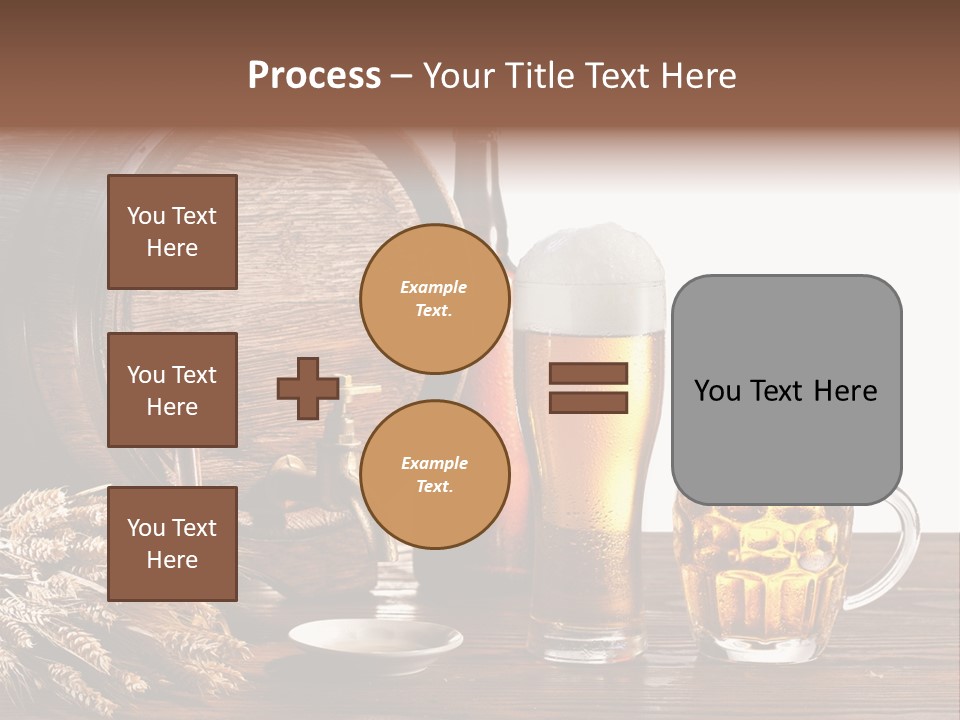 Tap Still Life Glass PowerPoint Template