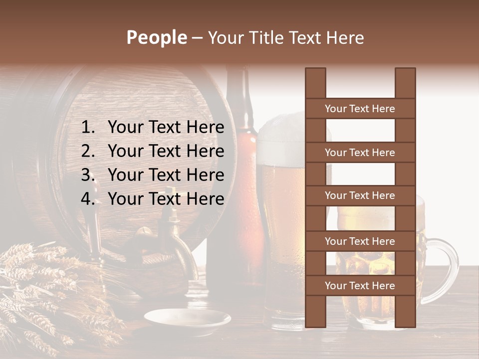Tap Still Life Glass PowerPoint Template
