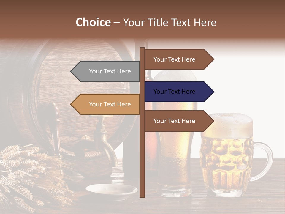 Tap Still Life Glass PowerPoint Template