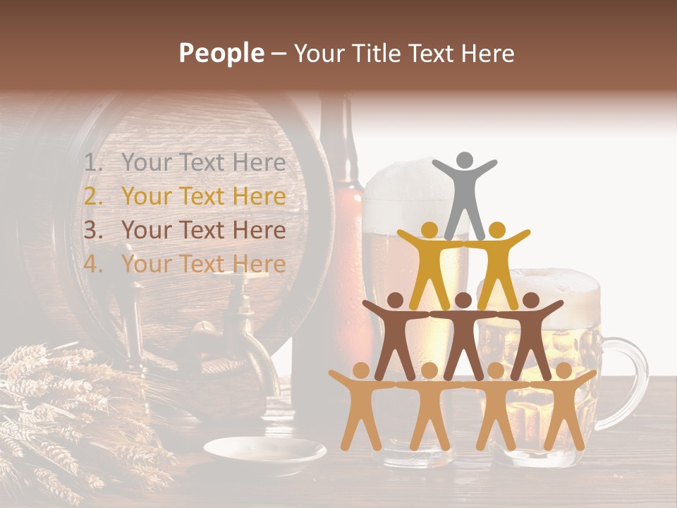 Tap Still Life Glass PowerPoint Template