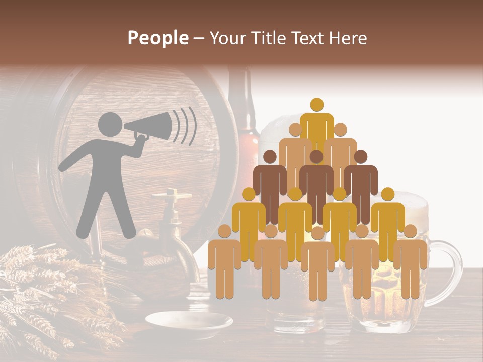 Tap Still Life Glass PowerPoint Template