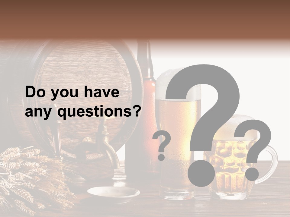 Tap Still Life Glass PowerPoint Template