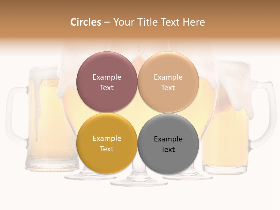 Life Bubbles Drink PowerPoint Template
