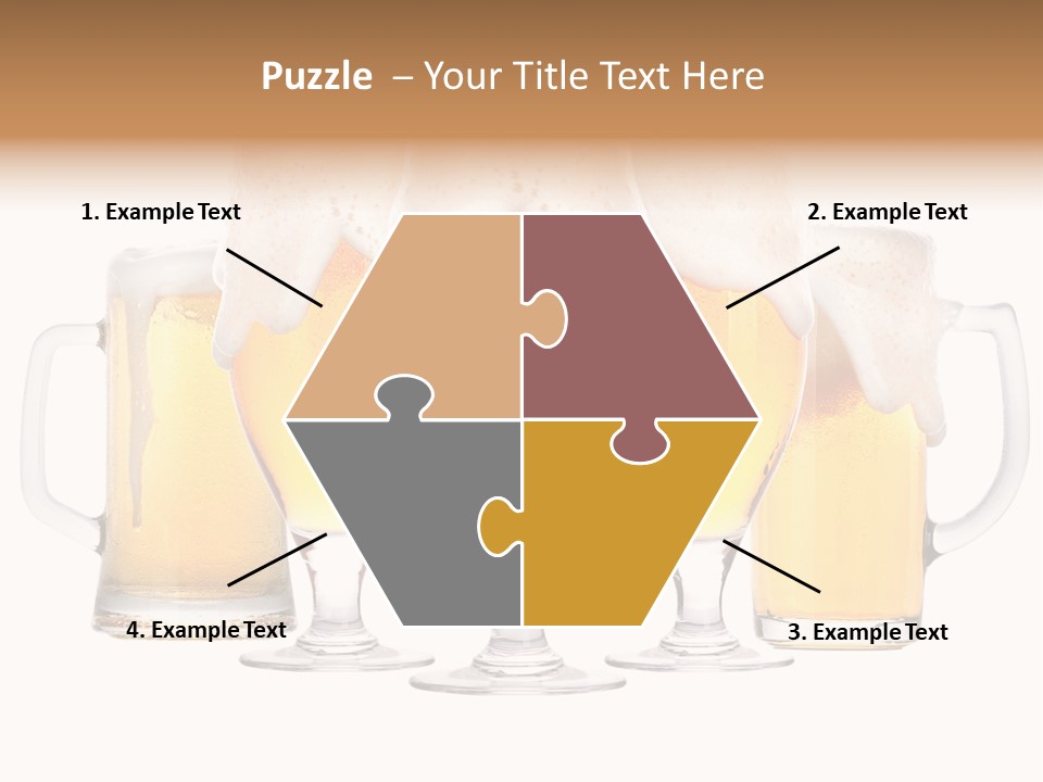 Life Bubbles Drink PowerPoint Template