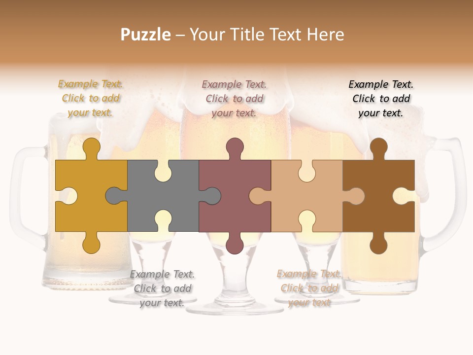 Life Bubbles Drink PowerPoint Template