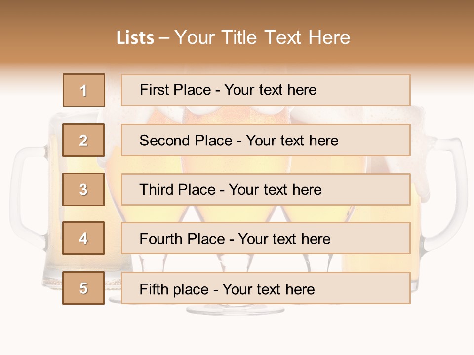 Life Bubbles Drink PowerPoint Template