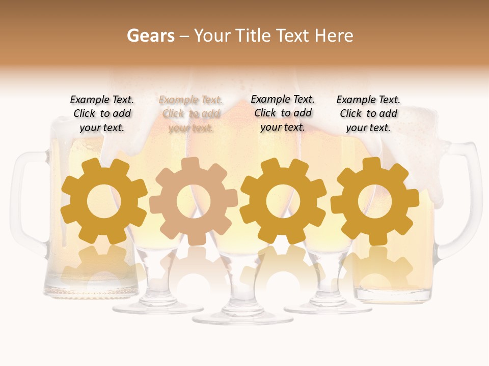 Life Bubbles Drink PowerPoint Template