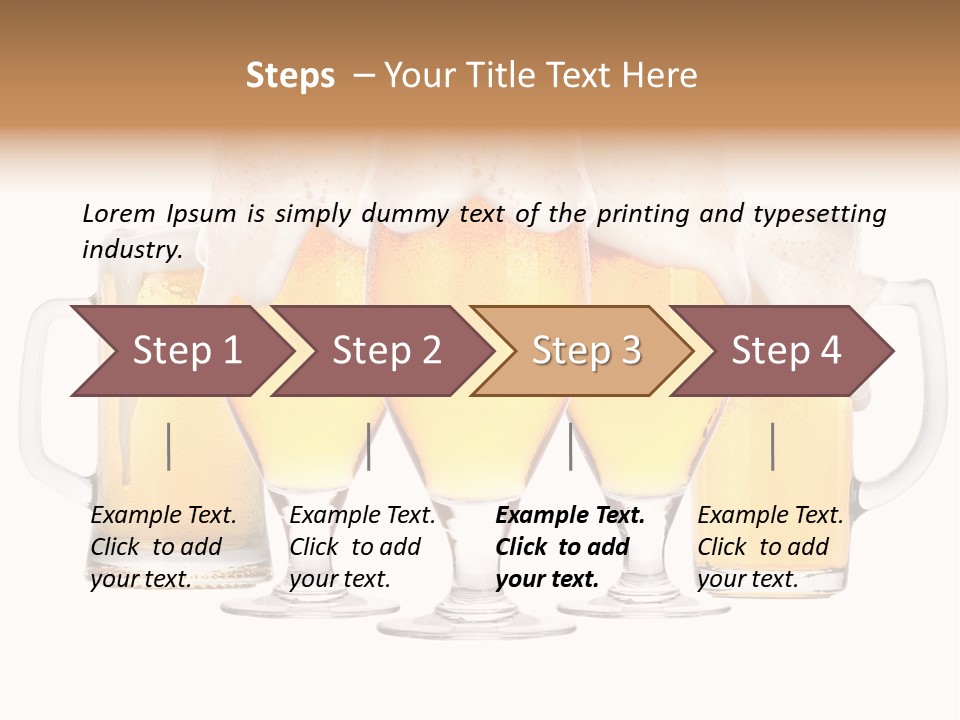 Life Bubbles Drink PowerPoint Template