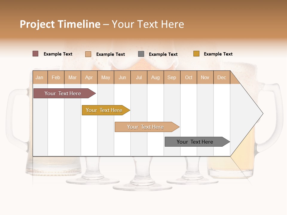 Life Bubbles Drink PowerPoint Template