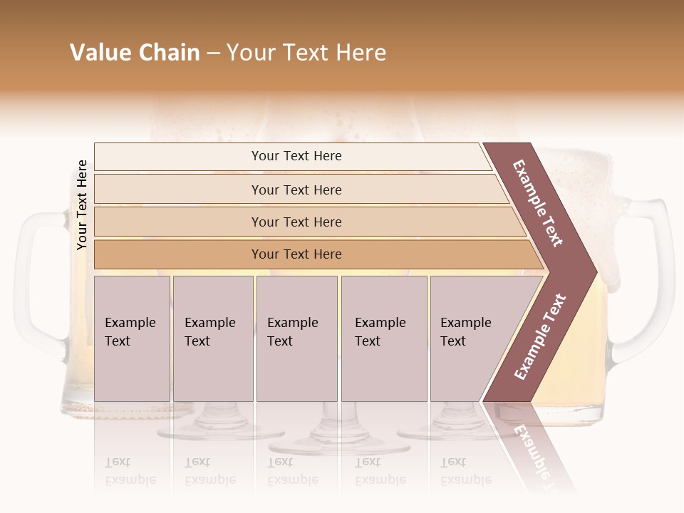 Life Bubbles Drink PowerPoint Template